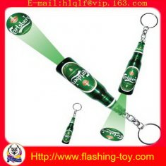 Quality bottle shape projection keychain for sale