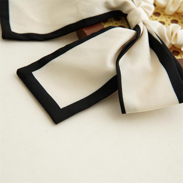 Japan Korea decorative hair accessories bow scrunchie women's hair rope streamer ins large hair band headwear