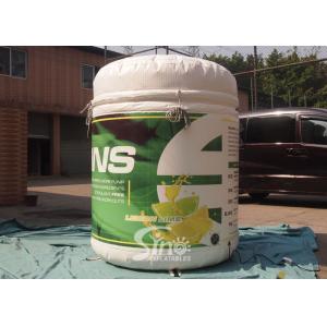 Large commercial grade digital printing GAINS inflatable bottle made of