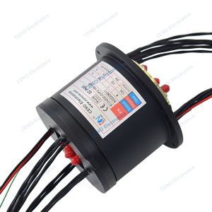 China 4 Channels RF Rotary Joint combined Electric Power Slip Ring in Low Temperature on sale
