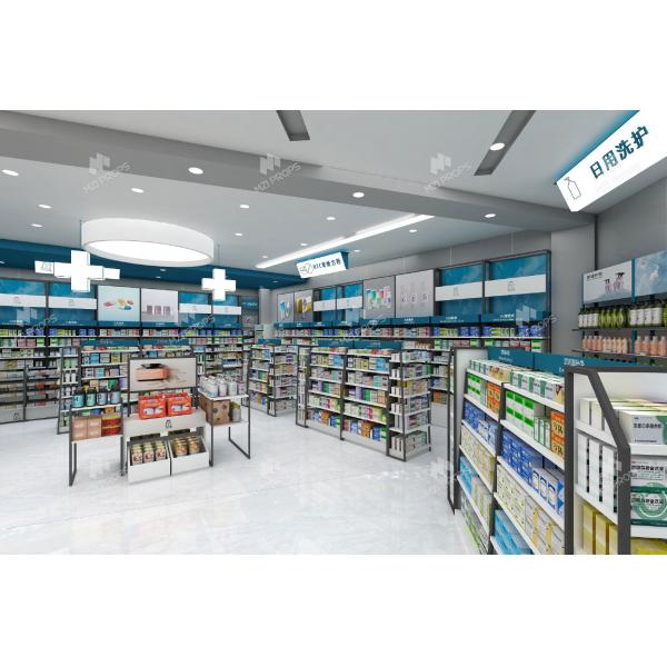 05-QWJYS Pharmacy Store Design With Avant-garde minimalist style