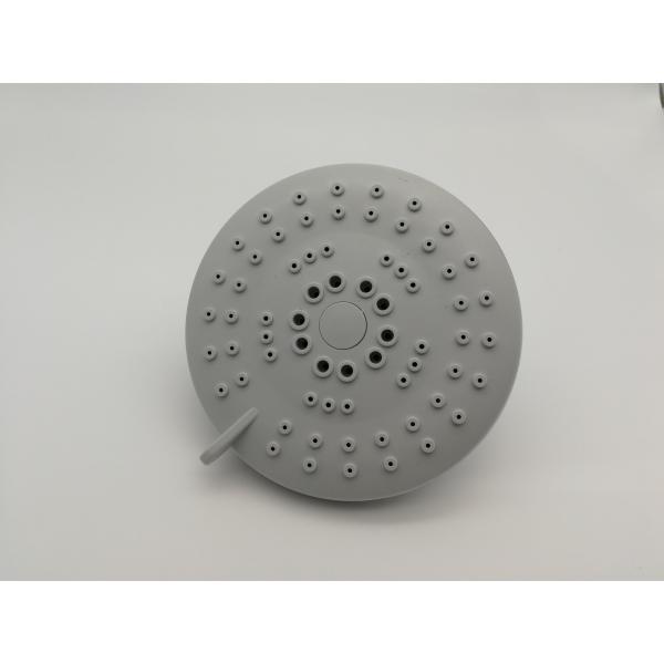 ABS plastic material 4inch round chrome plating top shower rain shower self