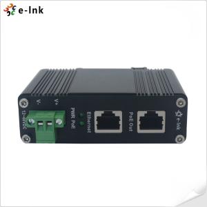12~48V DC Power Input Industrial Gigabit PoE+ Injector