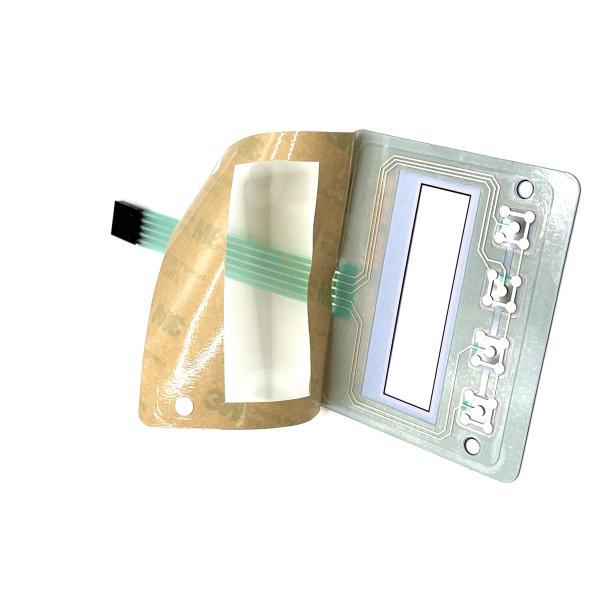 Microwave Oven 4 Embossing Metal Snap Membrane Dome Switch With Flexible Tail