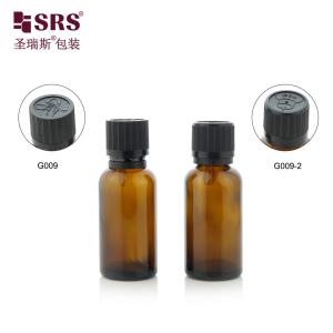 Quality G009-2 TE CRC Plastic Screw Cap Glass Bottle Semi-transparent Silk Screen Printing Packaging for sale