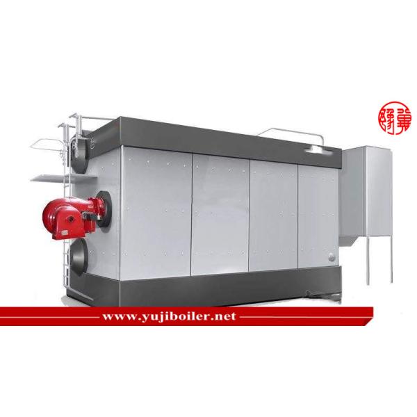 T Back Vertical LPG Fired Steam Boiler , Gas Fired Central Heating CE ISO Certified