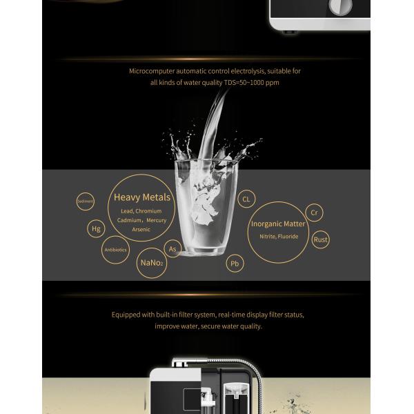 EHM 11 Plate Alkaline Water Ionizer with 5 pH Levels and CE Certification