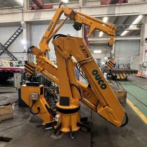 Quality Two 0.8T7M Hydraulic Knuckle and Foldable Boom Crane for sale