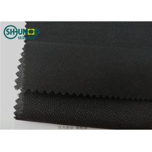 Eco Friendly Drill Fusing Woven Interlining Broken Twill Weave For Garment