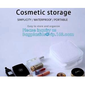 Frosted EVA Cosmetic Tote Bag Travel Toiletries Bags Waterproof Makeup Organizer