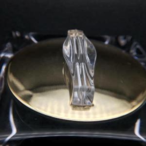 50ml 1oz Black Cosmetic Cream Jar Square Luxury Acrylic Material Portable