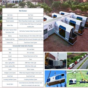 Environmental Protection Mobile Tiny Hotel Prefabricated Space Capsule Container