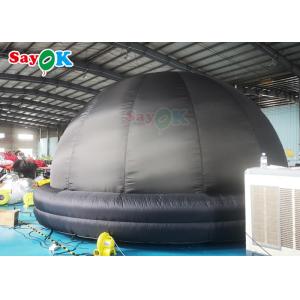 Portable Black Inflatable Planetarium Dome Tent Blow Up Projection Tent