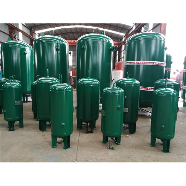 400 Gallon Vertical Industrial Compressed Air Receiver Tanks High Temperature