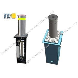 Parking Hydraulic Retractable Bollards , Electrical Rising Security Bollards