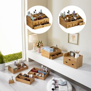 bamboo makeup organizer