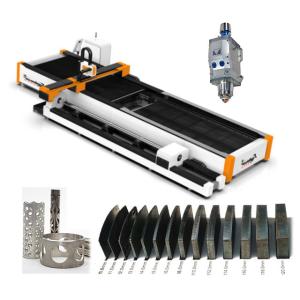 1000w 2000w Fiber Laser Cutting Machine For Stainless Steel Pipe