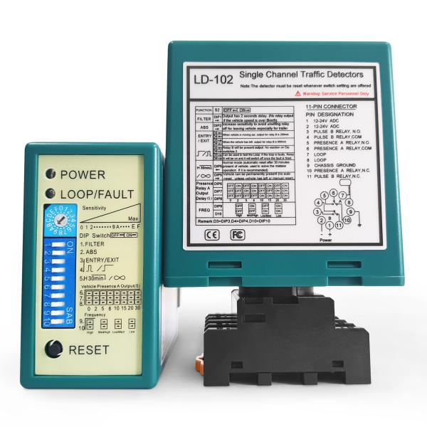 Buy High-Performance Vehicle loop Detector Single Channel Fast Response & Reliable at wholesale prices