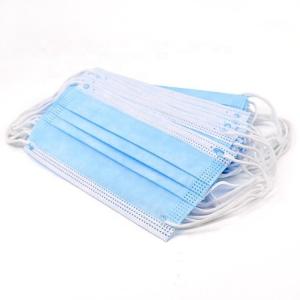 Blue And White 3 Layers Disposable Mouth Mask