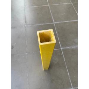 China Thin Wall Epoxy Fiberglass Rectangular Tube 25x3.2mm Antiwear on sale