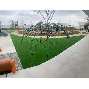 Good Stiffness 45mm Height Artificial Turf Grass For Landscaping Garden