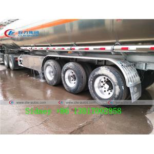 LHD RHD Tri Axle 47cbm Aluminum Alloy Diesel Tank Truck
