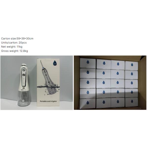 Electric Oral Irrigator Water Flosser Battery Operated CE Approved Oral Care Hygiene