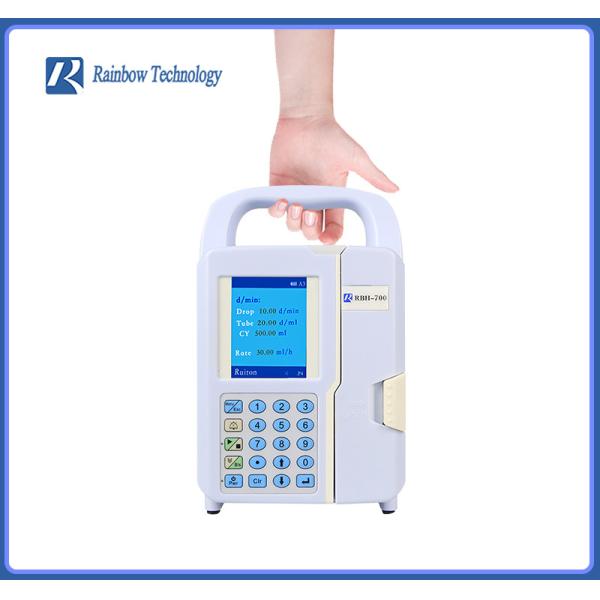 Buy safety Electric Infusion Pump Portable 1.20kg with double bubble alarm at wholesale prices