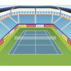 Eco-Friendly Acrylic Tennis Court Flooring Anti Fatigue Multi Purpose