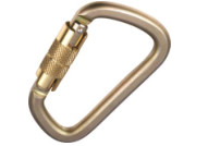 30KN Self-Locking Steel Carabiner,full body harness accessories isure marine