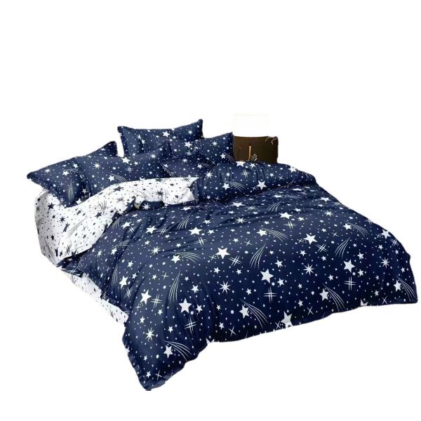 Luxury Modern Logo Bed Sheet Set 100% Cotton microfiber Case bedding set Customized Logo