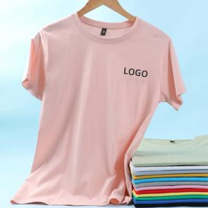 Oem Factory Manufacturer Custom Logo Classic Crewneck Cotton T-Shirt
