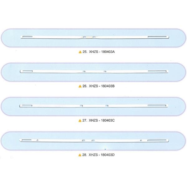 Duplex Knitting SS Wire Heald Wire 180x5.5x0.3 Jakob Muller 163004601