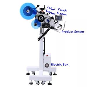 High Precision Auto Sticker Box Carton Bag Mini Top Labeling Machine Without