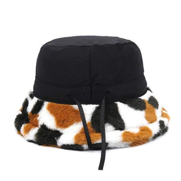 Outdoor Leisure Fisherman Wide Brim Bucket Hats Windproof Winter Women Fur Bucket Hat Cap Bulk