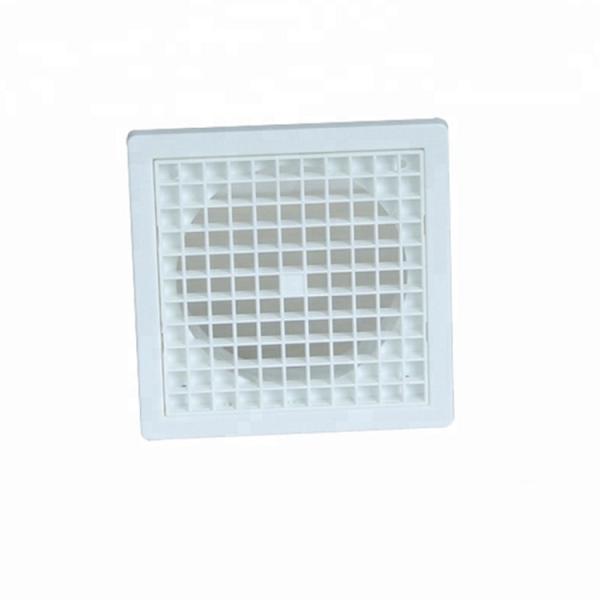 Air Conditioning Double Deflection Plastic Ventilation Diffuser with Exhaust Fan
