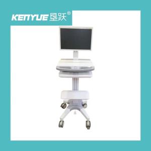 Hospital Medical Furniture Computer RV With Four Wheels White