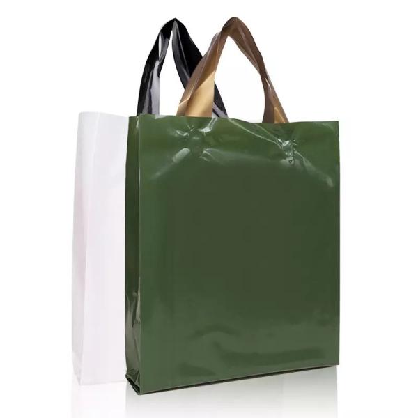 Houseables Plastic Retail Bags, Merchandise Bag, Handle Apparel Handy Bags Wine Gift Pp all carrying needs Bag