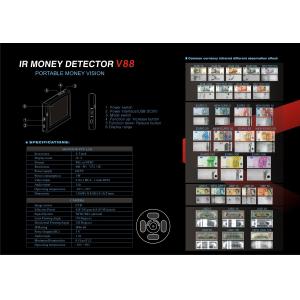 Counterfeit IR Mini Bill Money Detector Machines , Hand Held Detectors for any