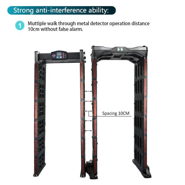 18 Zones Non Contact Walk Through Temperature Scanner For School Mall Hotel Airport