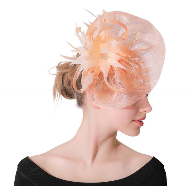 15*30 cm Party Decoration Sinamay Feather Fascinator with Express Shipping
