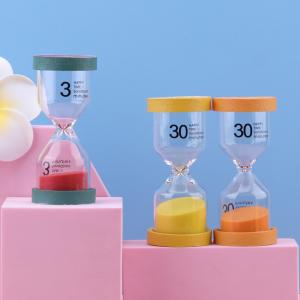 Home Decor Resin Yoga Hourglass Shaped Fruit Mini Hourglass Timer