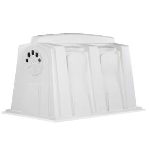 Polyethylene White Calf Hutches Side Panel Rectangle Shape Weather Resistant