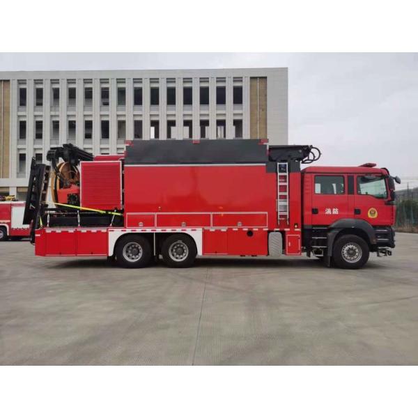 Buy BP200/DX 1200KG Red Fire Truck Pumper Fire Apparatus ZZ5356V524MF5 at wholesale prices