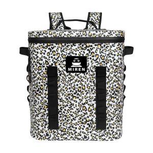 TPU Waterproof Picnic Cooler Bag , Leopard Camouflage Insulated Cooler Backpack