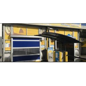 High Security High Speed PVC Roll Up Rapid Shutter Door 304 Stainless Steel