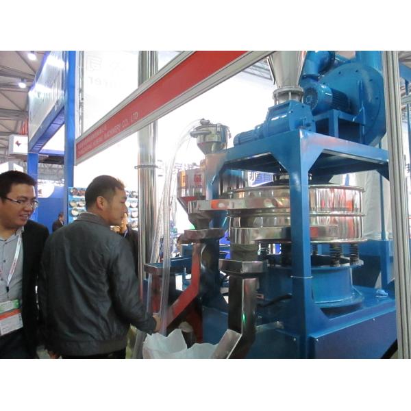 Powerful Fine SBS Plastic Grinding Machine With Winding Reclaiming Equipment