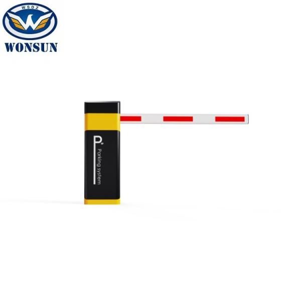 Speed Adjustable Traffic Barrier Gate 24V DC Brushless Motor Car Park Barrier With 6m Arm
