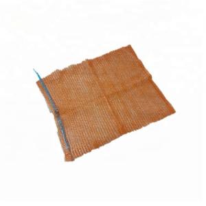 Convenient Drawstring PE Knitted Raschel Woven Mesh Bag for Vegetables Now