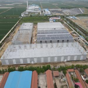 Modern Galvanized Steel Frame Building Construction With High Weather Resistance